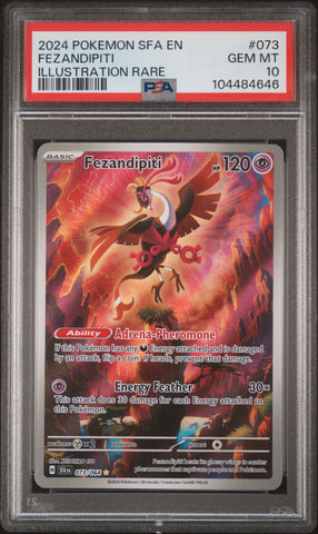 PSA 10 - Shrouded Fable - Fezandipiti #073