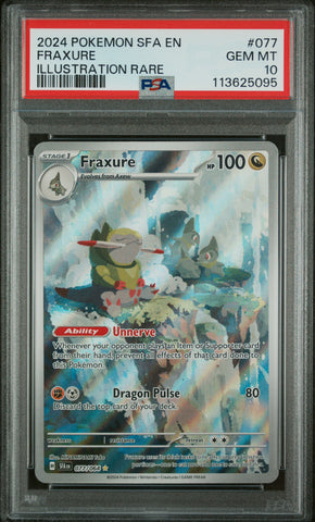 PSA 10 - Shrouded Fable - Fraxure #077