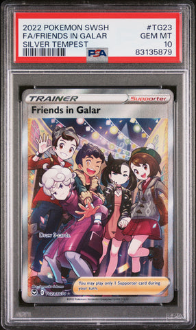 PSA 10 - Silver Tempest  - Friends In Galar #TG23