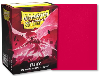 Dragon Shield: Dual Matte Sleeve - Fury 100Ct