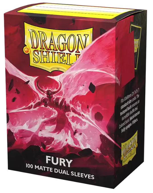 Dragon Shield: Dual Matte Sleeve - Fury 100Ct