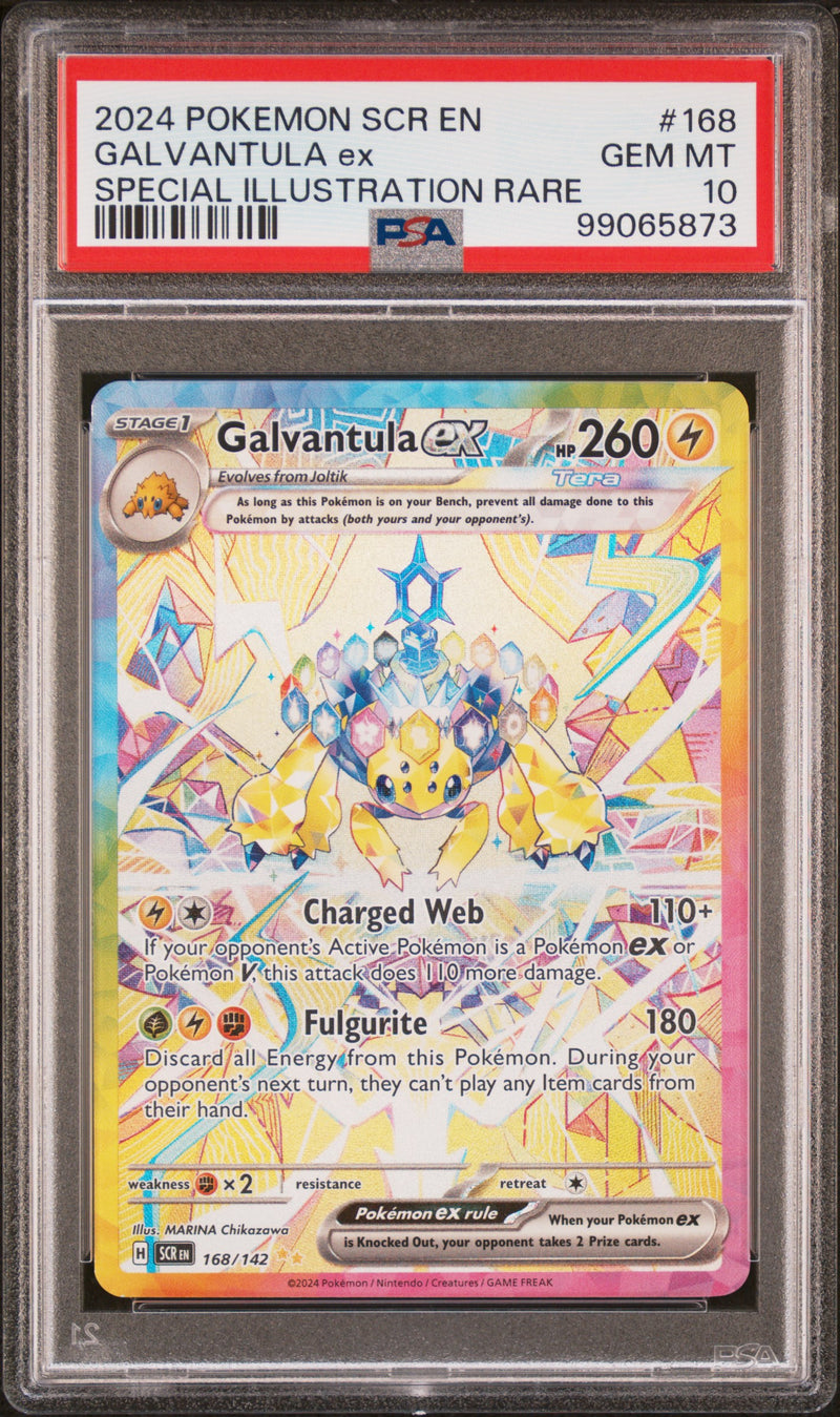 PSA 10 - Stellar Crown - Galvantula EX