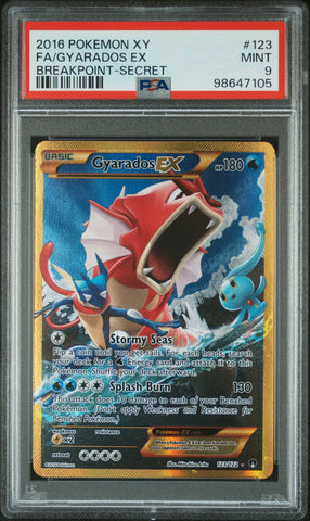 PSA 9 - Breakpoint - Gyarados EX #123