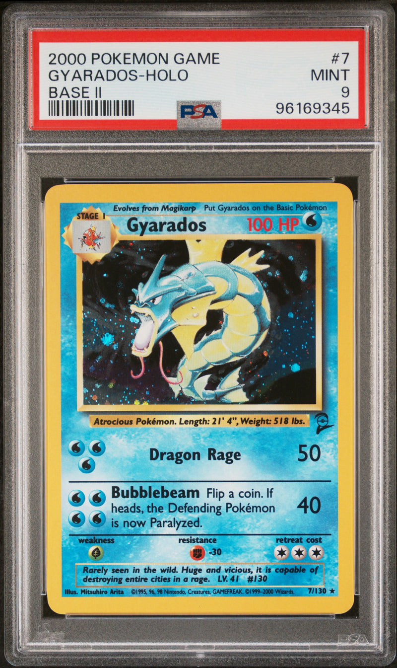 PSA 9 - Base Set 2 - Gyarados Holo