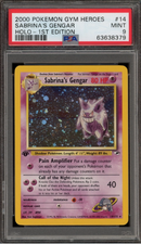 PSA 9 - Gym Heroes 1st Ed - Sabrina's Gengar