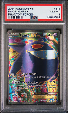 PSA 8 - Phantom Forces - Gengar EX #114