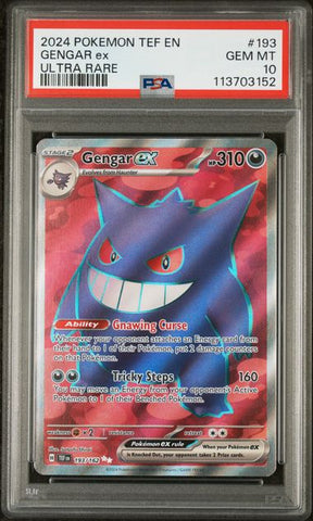 PSA 10 - Temporal Forces  - Gengar EX #193