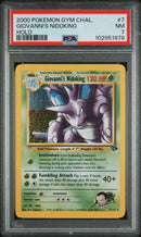 PSA 7 - Gym Challenge  - Giovanni's Nidoking Holo