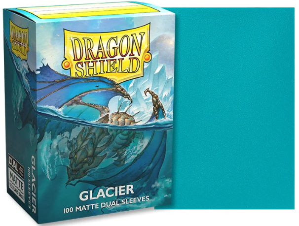 Dragon Shield: Dual Matte Sleeve - Glacier 100Ct