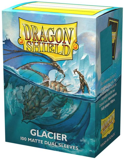 Dragon Shield: Dual Matte Sleeve - Glacier 100Ct