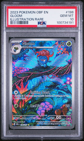 PSA 10 - Obsidian Flames - Gloom #198