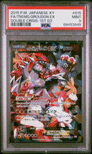 PSA 9 - Double Crisis 1st Edition  - Team Magma Groudon EX   -