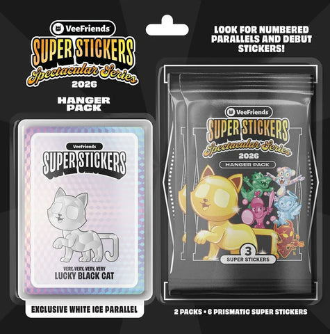 2026 Vee Friends Super Stickers Hanger Pack