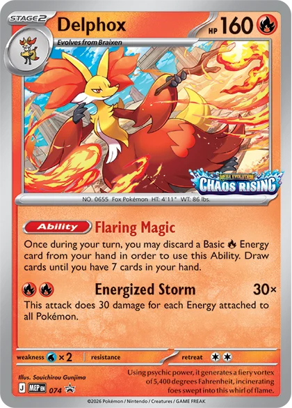 HPW Pokemon Chaos Rising Prerelease Ticket - May
