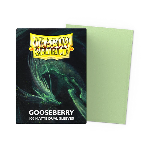 Dragon Shield: Dual Matte Sleeve - Gooseberry 100Ct