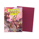 Dragon Shield: Dual Matte Sleeve - Pomegranate & Gold 100Ct