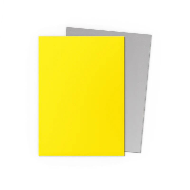 Dragon Shield: Dual Matte Sleeve - Dual Yellow & Silver 100Ct