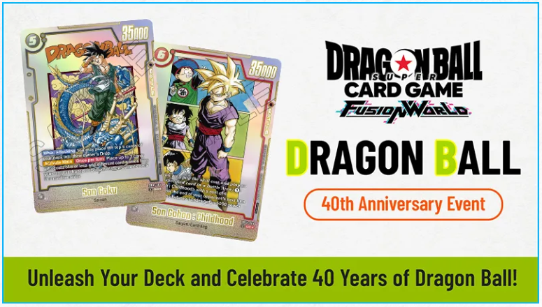 HPW Dragon Ball Fusion World 40th Anniversary Vol 2 Tournament Ticket - November