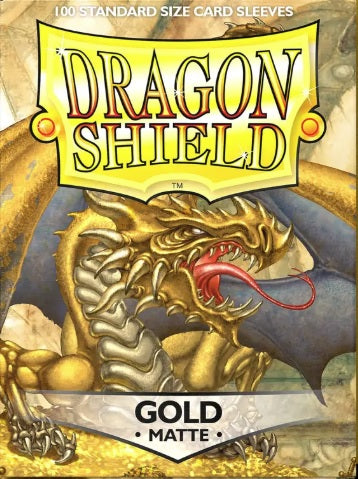Dragon Shield: Matte Sleeve - Gold 100Ct