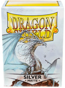Dragon Shield: Matte Sleeve - Silver 100Ct