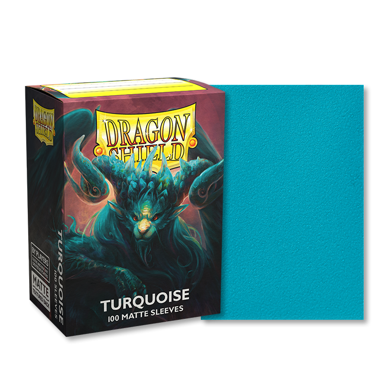 Dragon Shield: Matte Sleeve - Turquoise 100Ct