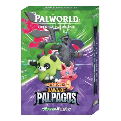 Palworld Dawn of Palpagos - Green Purple Trial Deck