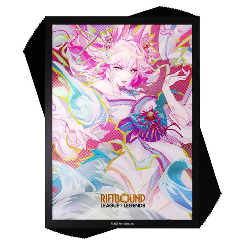 Riftbound Spiritforged Art Sleeves - Spirit Blossom Ahri (100CT)