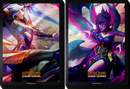 Riftbound Vendetta Art Sleeves - Kayle vs Morgana (50/50CT)