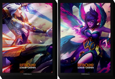 Riftbound Vendetta Art Sleeves - Kayle vs Morgana (50/50CT)