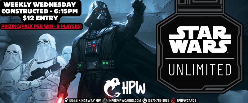 HPW Star Wars Unlimited Casual Wednesday Tournament ticket