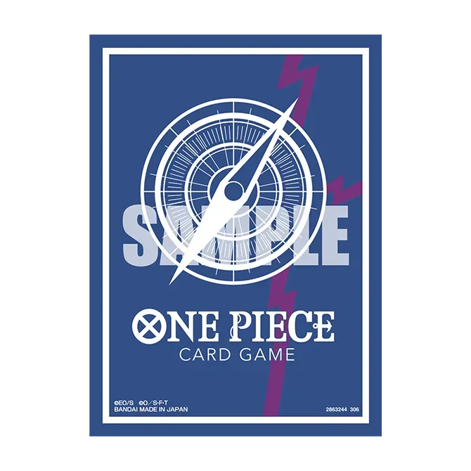 Bandai: 70ct Card Sleeves - Standard blue ver. Rocks.D.Xebec (Volume 16)