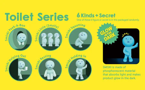 Smiski Mini Figures - Toilet Series