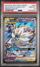 PSA 10 - Dream League - Solgaleo & Lunala GX