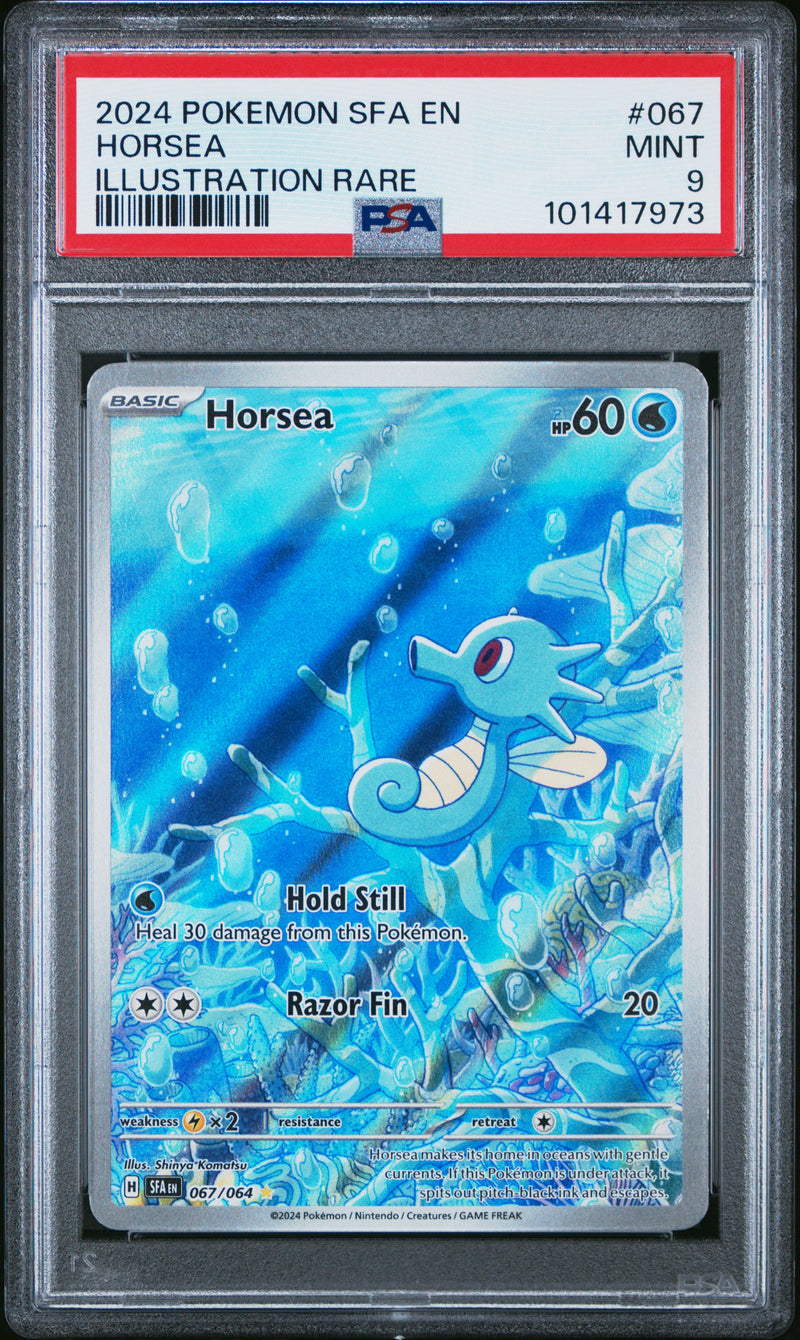 PSA 9  - Shrouded Fable  - Horsea