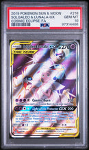 PSA 10 - Cosmic Eclipse - Solgaleo & Lunala GX