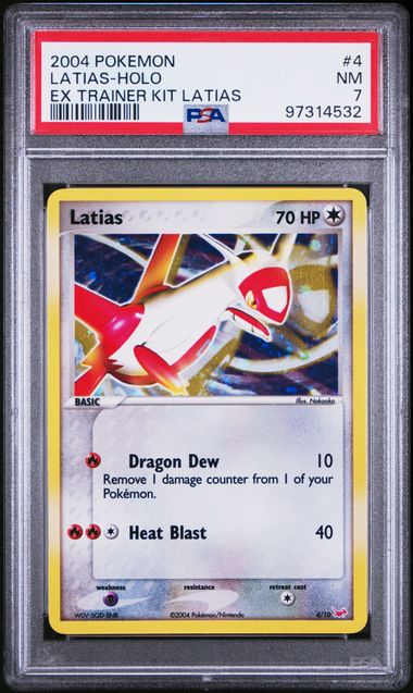PSA 7 - Latias - Holo - Ex Trainer Kit Latias