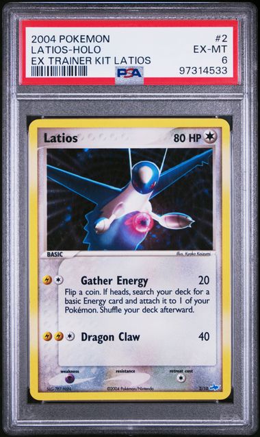 PSA 6 - Latios - Holo - Ex Trainer Kit Latios