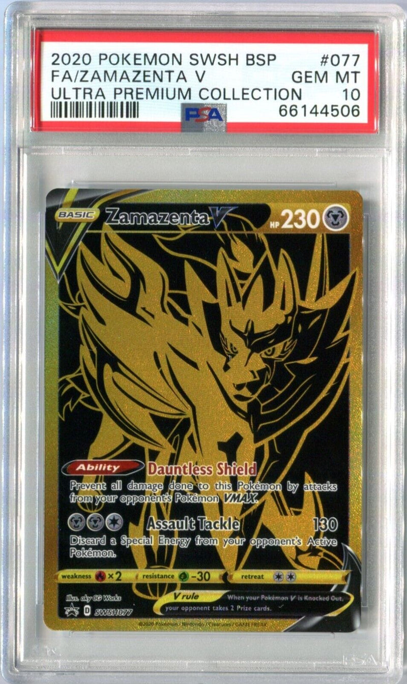 PSA 10 - SWSH Black Star Promos - Zamazenta V