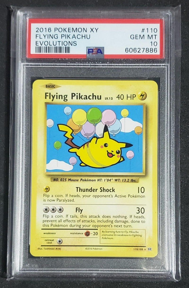 PSA 10 - Evolutions - Flying Pikachu