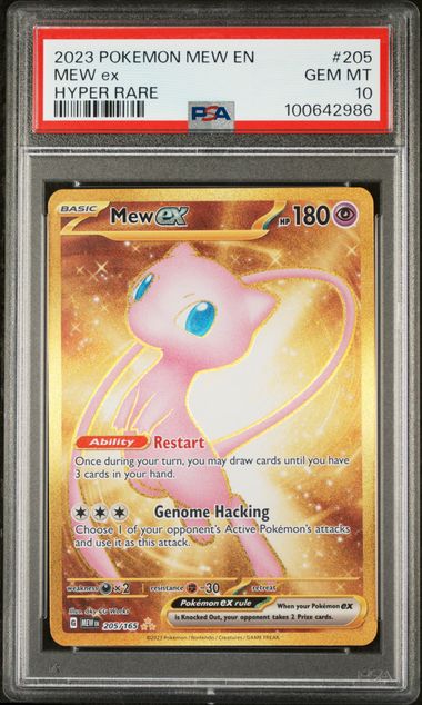 PSA 10 - Pokemon 151 - Mew Ex