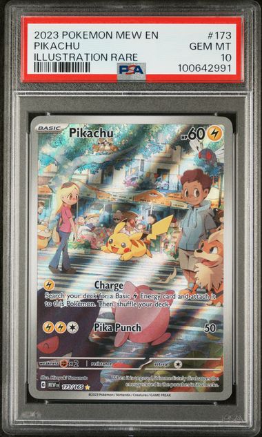 PSA 10 - Pokemon 151 - Pikachu