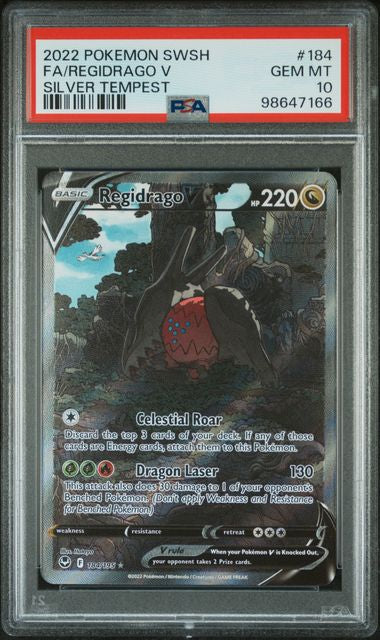 PSA 10 - Silver Tempest - Regidrago V