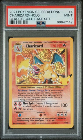 PSA 9 - Celebrations - Charizard Holo #4
