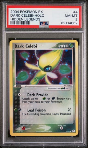 PSA 8 - 2004 Pokemon ex Hidden Legends - Dark Celebi Holo #4