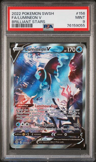 PSA 9 - Brilliant Stars - Lumineon V
