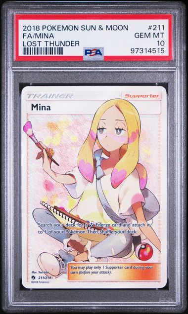 PSA 10 - Lost Thunder - FA Mina