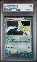 PSA 7 - EX Ruby & Sapphire - Scyther ex