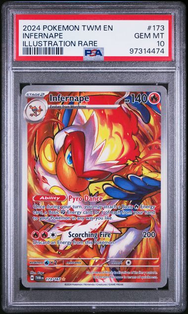 PSA 10 - Twilight Masquerade - Infernape