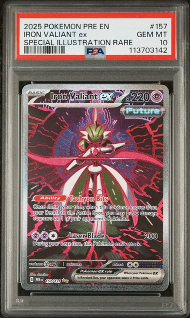 PSA 10 - Prismatic Evolutions - Iron Valiant EX