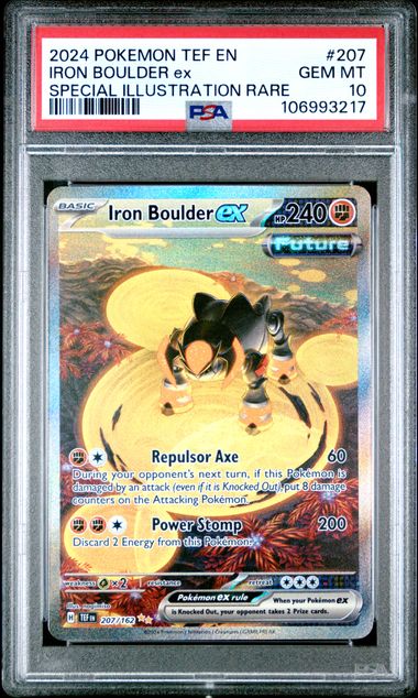 PSA 10 - Temporal Forces  - Iron Boulder EX